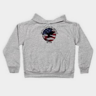 USA EST 1776 Kids Hoodie